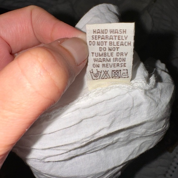 Pretty white Maxi cotton dress NWT perfect for fall - Picture 8 of 9